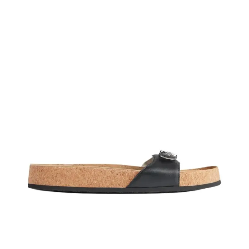 Scholl x Balenciaga Slip Resistant Slide Slippers Women's Black-1
