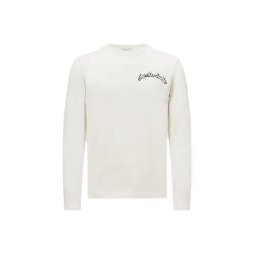 Moncler Logo Embroidered Long Sleeved T Shirt