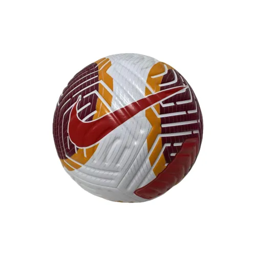 Nike Size 5 Ball Soccer Rubber Seamless Thermal bonding Unisex White Brown