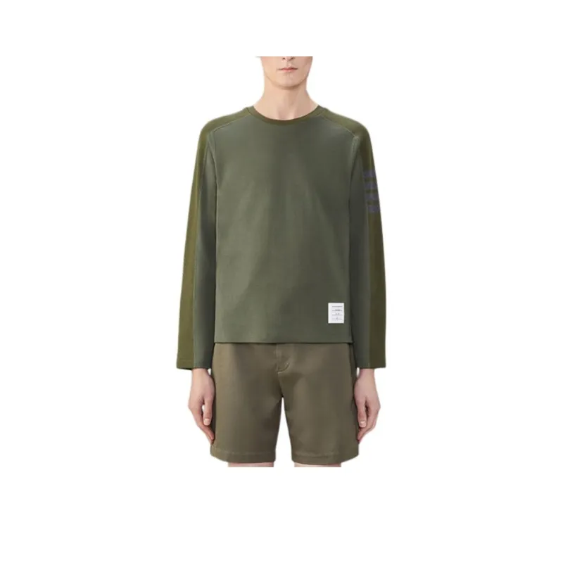 THOM BROWNE 4 Bar Striped Crewneck Sweatshirt-0