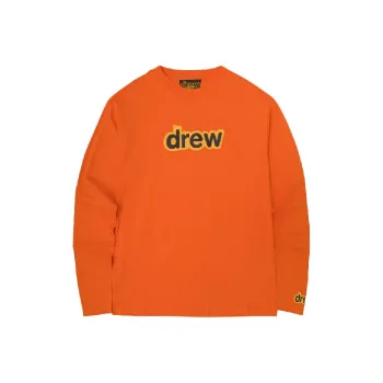 Drew House Letter Logo Series Sweatshirts Unisex Orange
