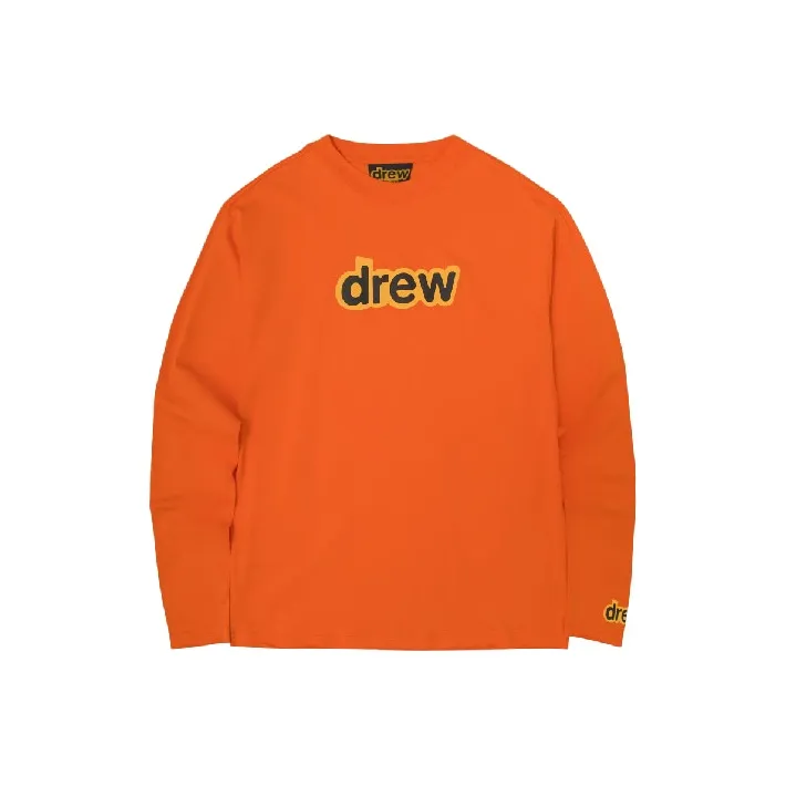 Drew House Letter Logo Series Sweatshirts Unisex Orange-0