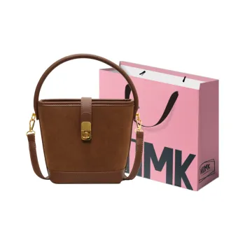 NOMK PU Handbags Shoulder Bag Crossbody Bag Women's Black Coffee Brown