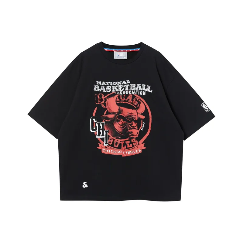 JACK JONES· x NBA Jack&Jones X Bulls Nba T Shirt Unisex-4
