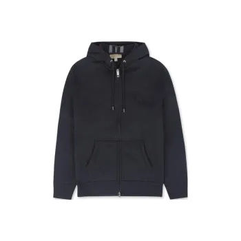 Burberry Clarendon Check Hood Zip Up Hoodie