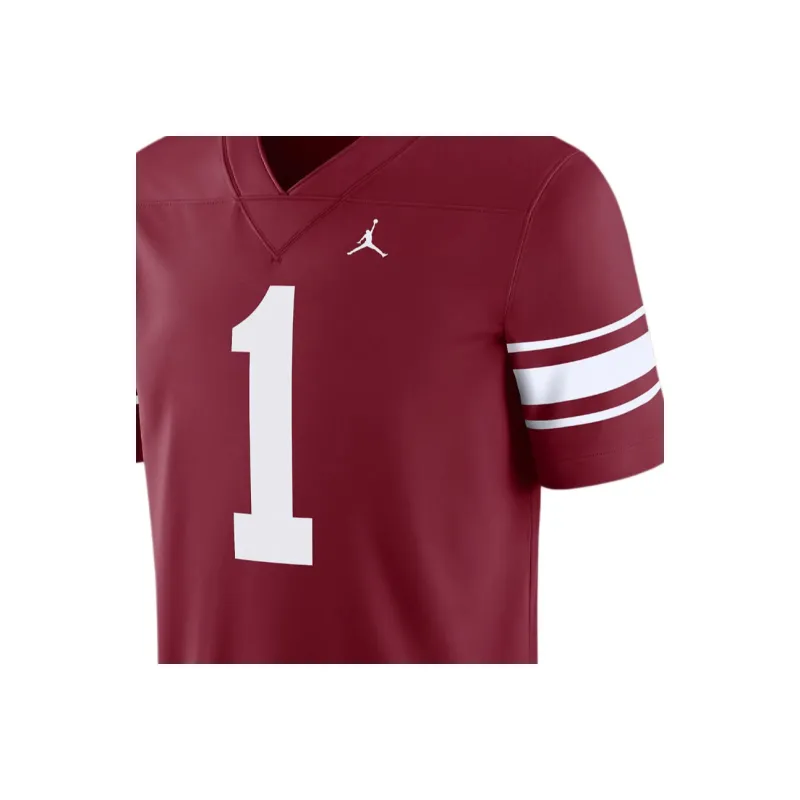Jordan Oklahoma Sooners Men's Jordan Dri FIT College Game Jersey-2