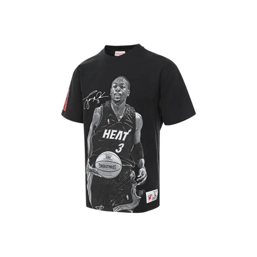 Mitchell & Ness x NBA Miami Heat T Shirt Men's Miami Heat/Wade