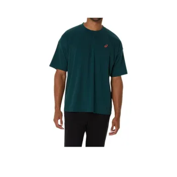 Asics SPIRAL RELAX T Shirt Men's Saxon Green