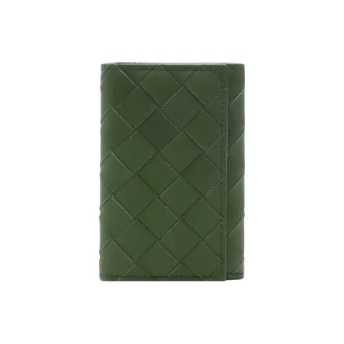 Bottega Veneta Cow Leather Key Pouch Men's Green