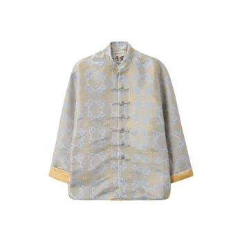 XUANSHENG Jackets Coats Men's Four Part Ruyi Pattern