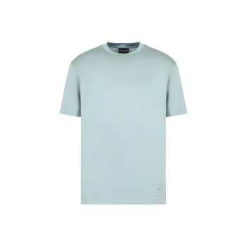 EMPORIO ARMANI Striped T shirt In Lyocell blend Jersey