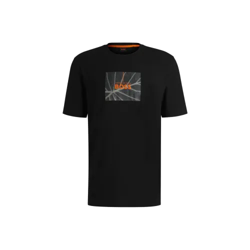 HUGO BOSS Logo appliqué T shirt