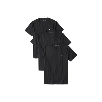 Abercrombie＆Fitch T Shirt Men's 3 Pack Black