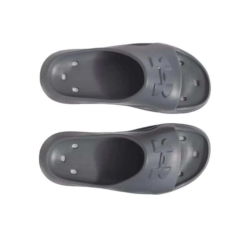 Under Armour Locker 5 Quiet, Odor Resistant, Abrasion Resistant Slide Slippers Men's Dark Gray-3
