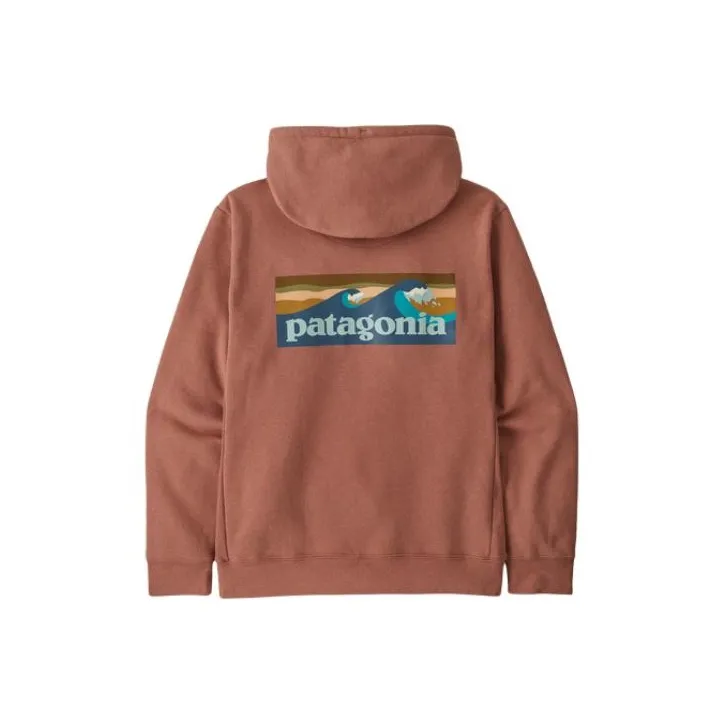 Patagonia Logo print Drawstring Hoodie-9