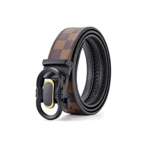 ROSEROOEN Top Grain Cow Leather Belts Men's 3.5cm