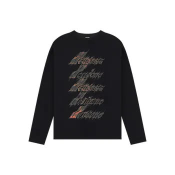 WE11DONE Text print T shirt