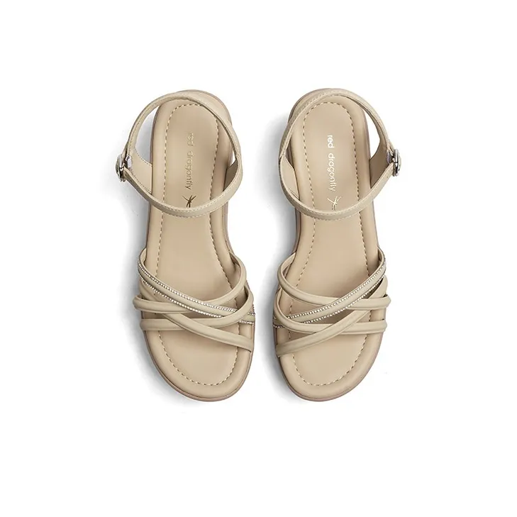 RED DRAGONFLY Strap Sandals 7.2CM Women's-8