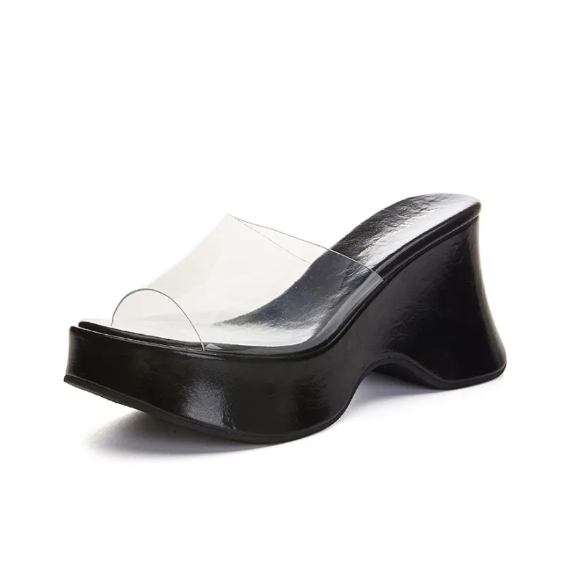 POOQ Rubber Sole Odor Resistant Slide Slippers Women's-5