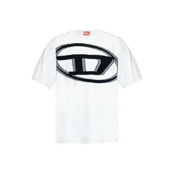 DIESEL T Doxt Logo Printed Crewneck T Shirt