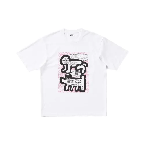 UNIQLO x ·/Keith Haring SS25 T Shirt Unisex White