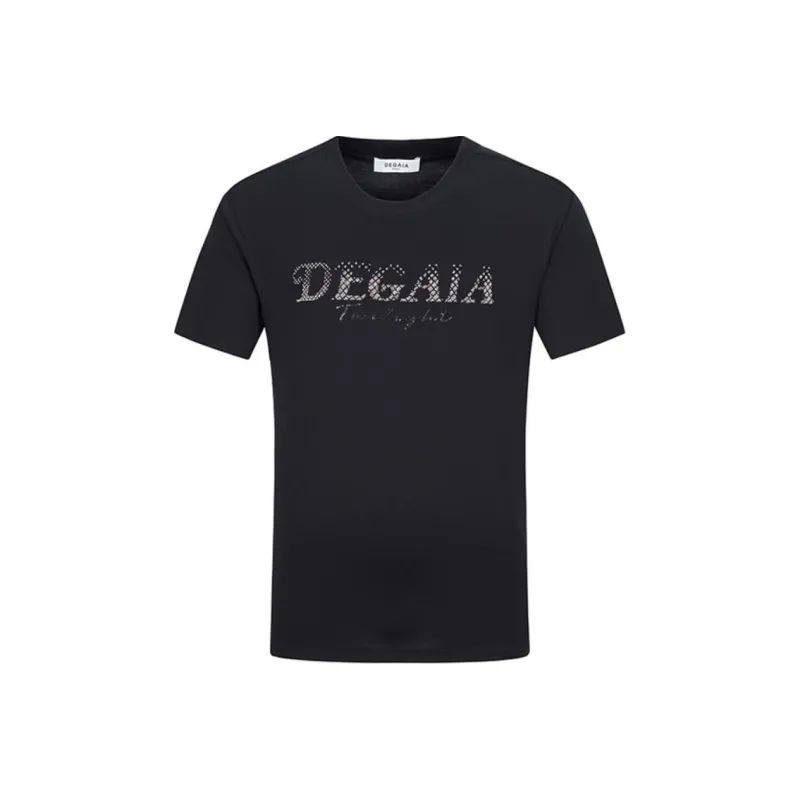 DEGAIA T Shirts Men Black-0