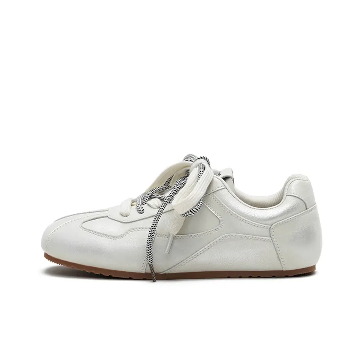MASOOMAKE German Army Trainers Lightweight Low Top Casual Shoes Women's-7