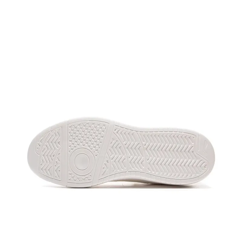 LiNing Acer Truncatum Coverage Anti Slip And Wear Resistant Low Top Skateboard Shoes Men's Mist White-4