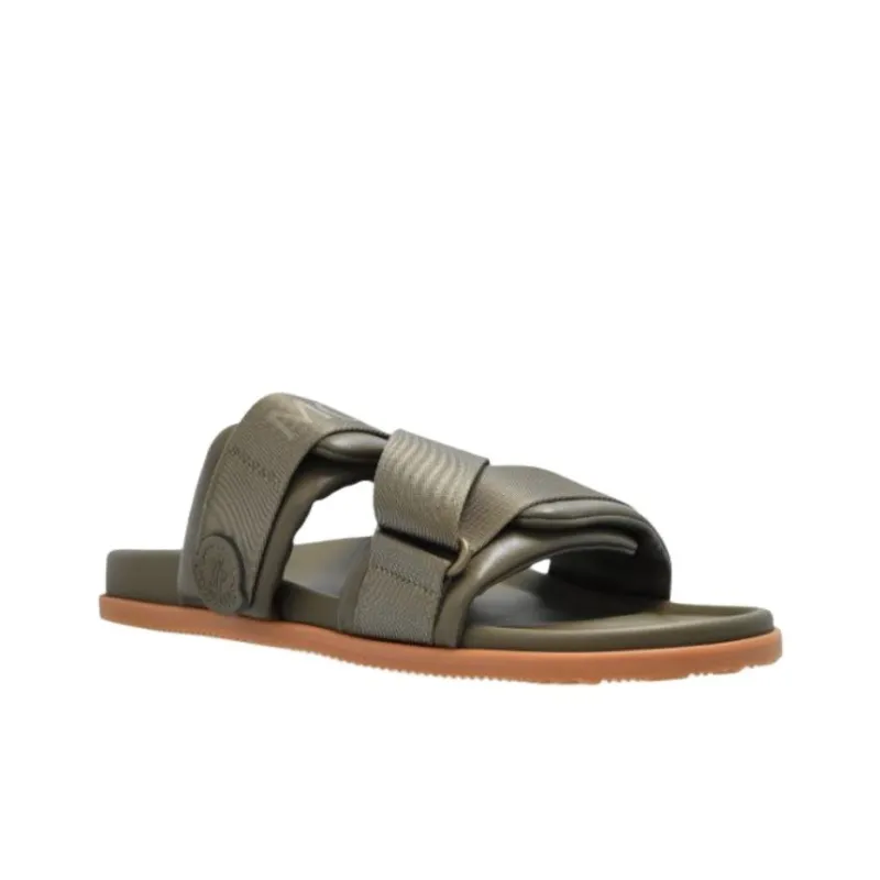 Moncler Slide Slippers Men's Green-2