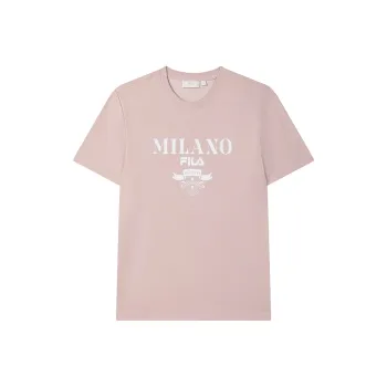 FILA T Shirts Men Nude Pink