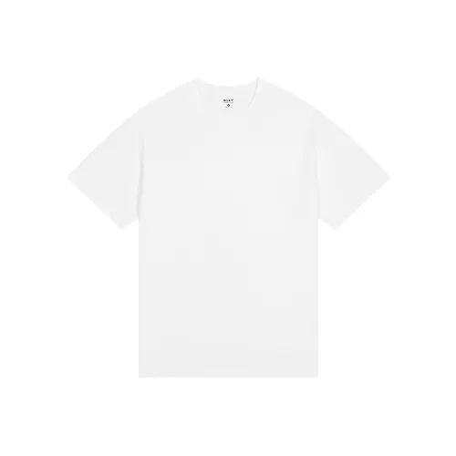 MIANDEMEIXUE Loose Fit Casual Inner Short Sleeved T Shirt Unisex Solid Color
