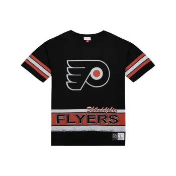 Mitchell & Ness x NHL Philadelphia Flyers Oversized T Shirt Men's Black