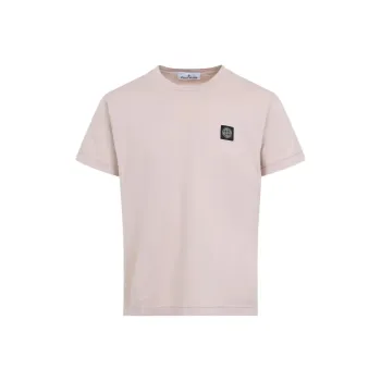 STONE ISLAND Logo Patch Crewneck T Shirt