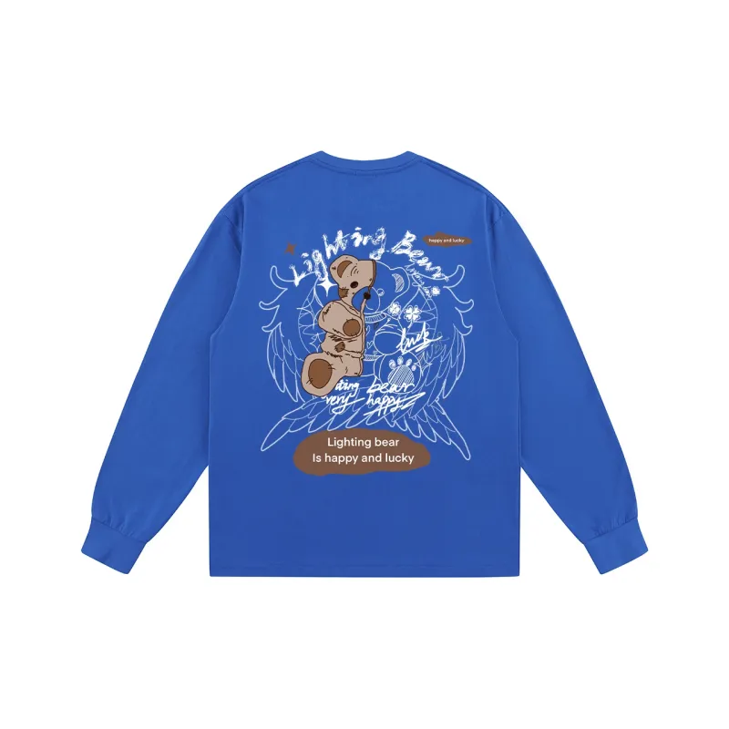 LIGHTNING BEAR T Shirts Unisex-4