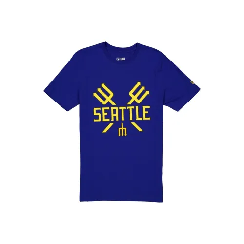 New Era SS24 Seattle Adult T-Shirt Unisex Blue