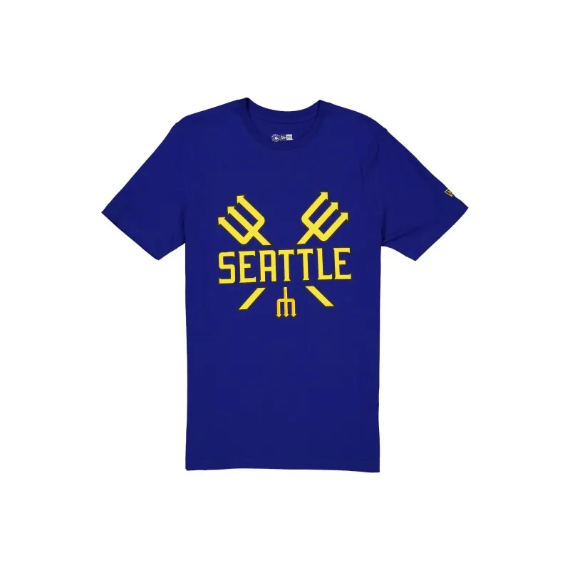 New Era SS24 Seattle Mariners T-Shirt Unisex Blue-0