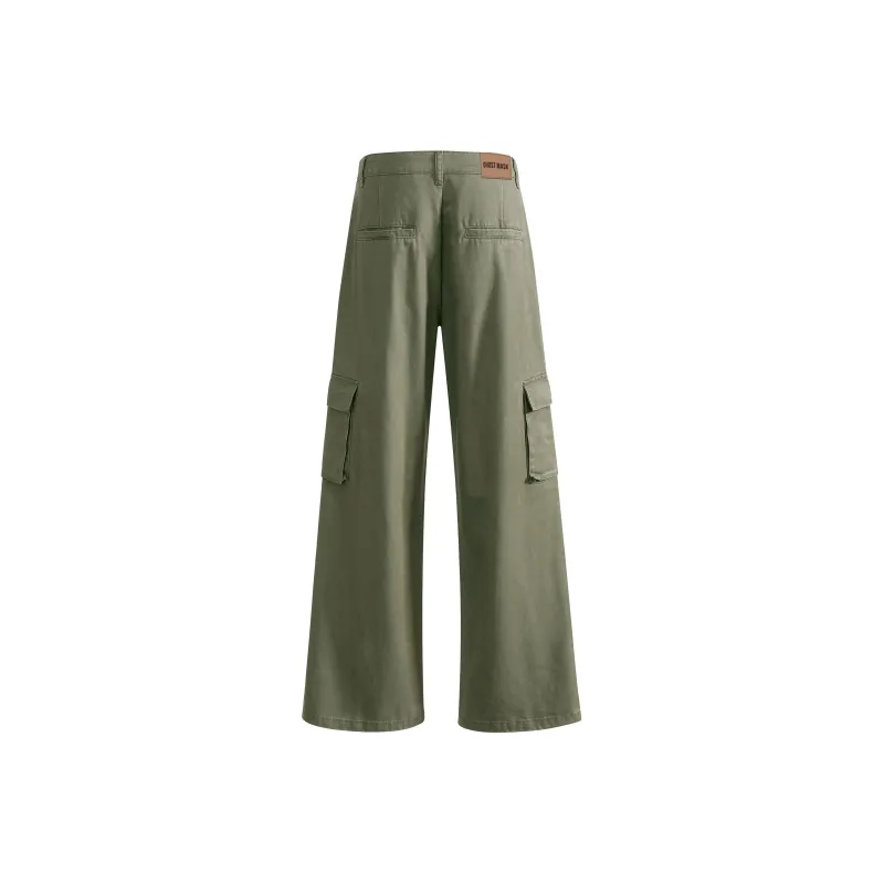 Ghost Mask Casual Pants Unisex Dark Wheat-1