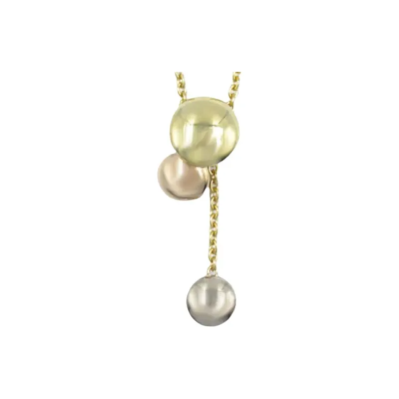 Cartier 2010s 18K Gold And Sterling Silver Sweet Trinity Necklace-2
