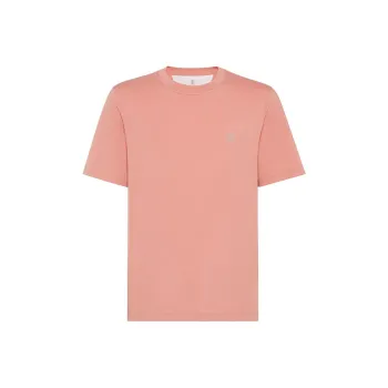 Brunello Cucinelli Logo Printed Crewneck T Shirt