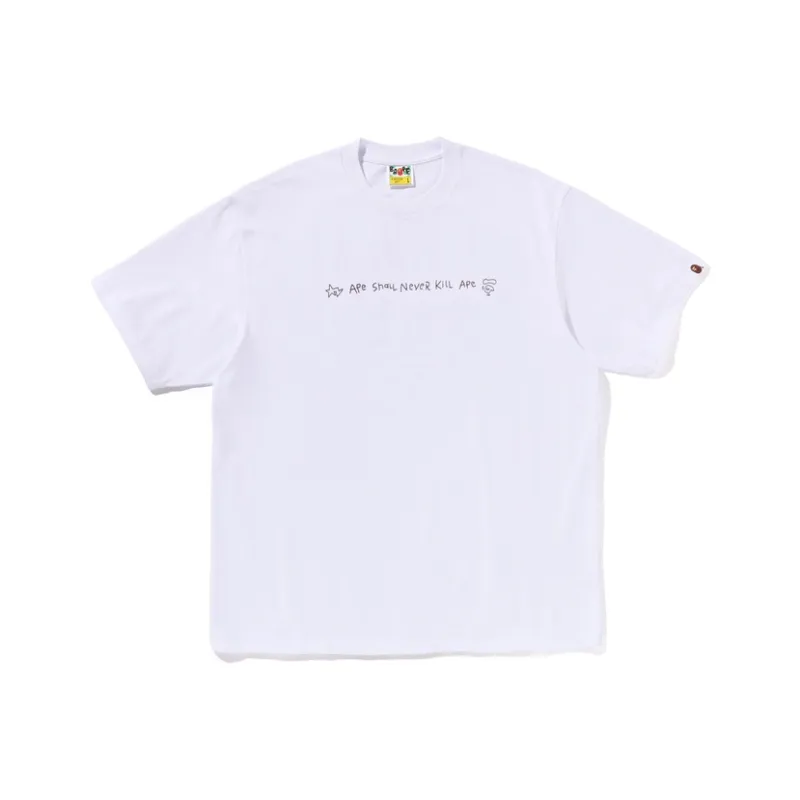 Bape Hand Drawn Logo Relaxed Fit Tee-3