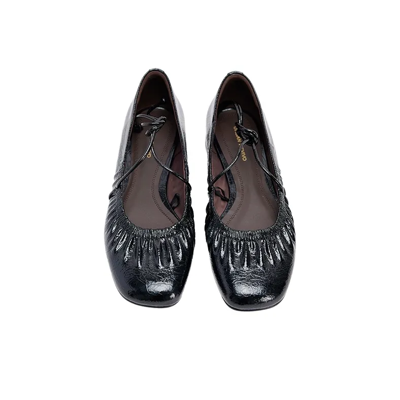 URBAN REVIVO Casual Single Shoes Women's Black-2