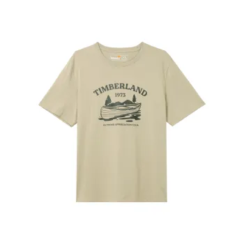 Timberland T Shirt Men's Mud Gray
