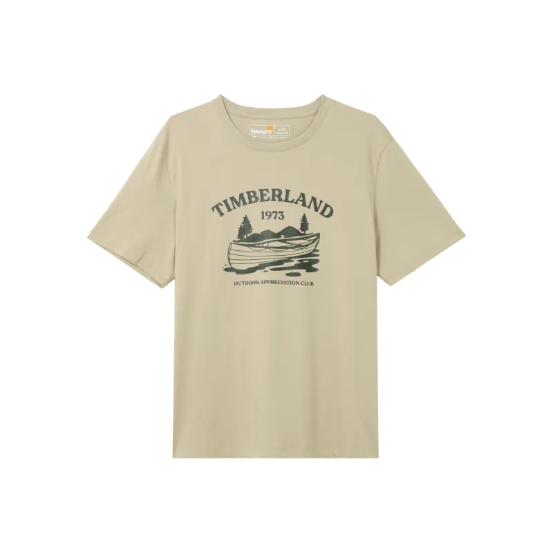 Timberland T Shirt Men's Mud Gray-0