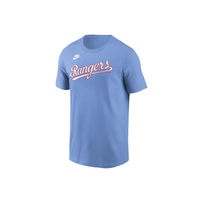 Nike T-Shirt Texas Ranger Team Men's Light Blue-0
