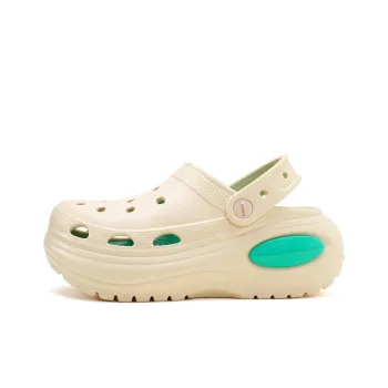 DAPHNE Clogs Women's Beige Green