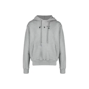 OFF WHITE Black Marker Slim Hoodie