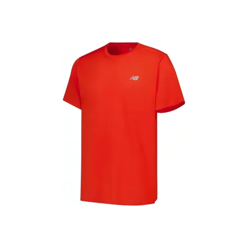 New Balance T-Shirts Men Red