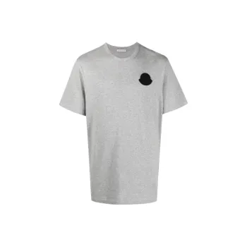 Moncler T Shirts Men Gray