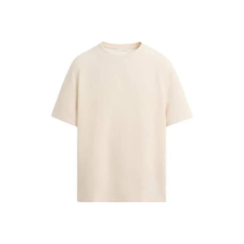 ZARA T Shirt Men's Frosted White-0