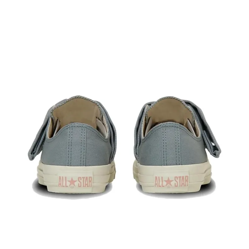 Converse ALL STAR RIBBONSTRAP Lightweight Low Top Canvas Shoes Women's Blue Gray-3